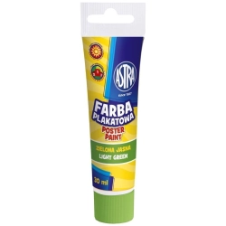Farba plakatowa ASTRA tubka 30ml. - zielona jasna