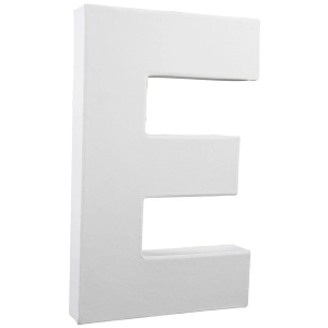 Litera 3D duża 20cm „E” AC704 C, Decopatch