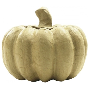 Pudełko kształt dyni 15 x 15 x 13cm BT033 O, Decopatch
