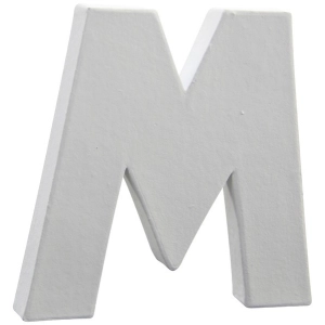 Litera 3D mała 12cm "M" AC742 C, Decopatch