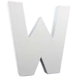 Litera 3D duża 20cm „W” AC722 C, Decopatch