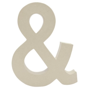 Znak fantazyjny „&” 30 cm AC812C, Decopatch