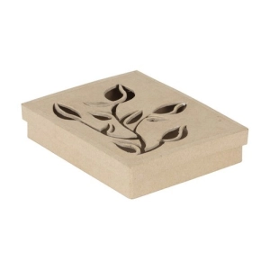 Pudełko z wzorem kwiatowym 15 x 12 x 3 cm BT077 C, Decopatch-289122