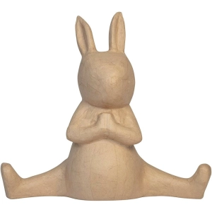 Figura Królik Joga duży L - 46 x 41 x 18 cm LA021 C, Decopatch