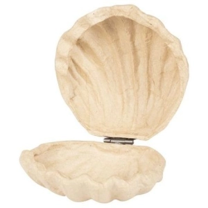 Pudełko w kształcie muszli 12 x 12 x 5 cm BT078 C, Decopatch-289175