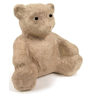 Figura Miś siedzący mały - 8 x 5 x 7 cm. AP110, Decopatch