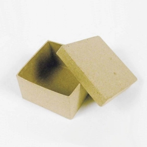 Pudełko kwadratowe mini 5 x 5 x 3 cm kartonowe. BT501, Decopatch-289185