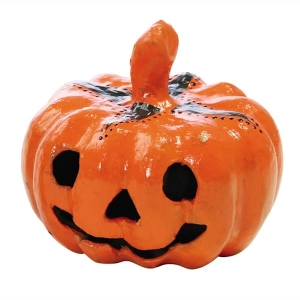 Dynia Halloween 12 x 11 x 11 cm z masy papierowej. SA179, Decopatch-289193