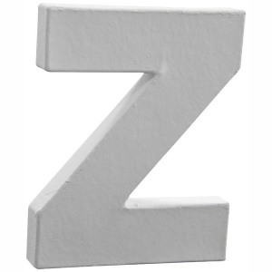 Litera 3D "Z" mała 12 cm AC278 AC755C, Decopatch