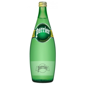 Woda PERRIER mocny gaz butelka szklana 750ml.