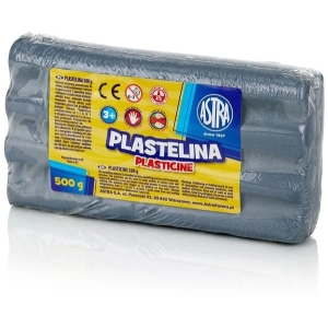 Plastelina ASTRA 500g. - srebrna