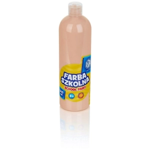 Farba plakatowa szkolna ASTRA butelka 500ml. - cielista