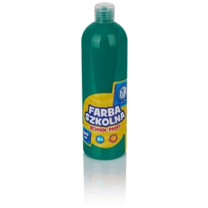Farba plakatowa szkolna ASTRA butelka 500ml. - szmaragdowa