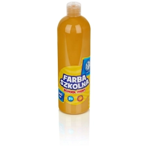 Farba plakatowa szkolna ASTRA butelka 500ml. - brązowa jasna