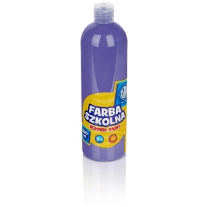 Farba plakatowa szkolna ASTRA butelka 500ml. - fioletowa
