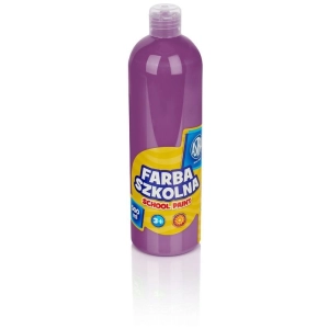 Farba plakatowa szkolna ASTRA butelka 500ml. - śliwkowa