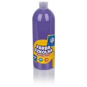 Farba plakatowa szkolna ASTRA butelka 1000ml. - fioletowa