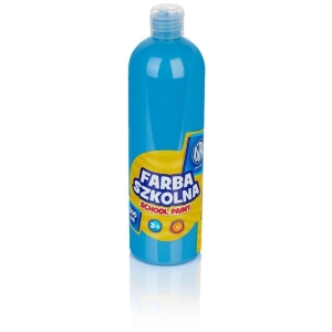 Farba plakatowa szkolna ASTRA butelka 500ml. - niebieska