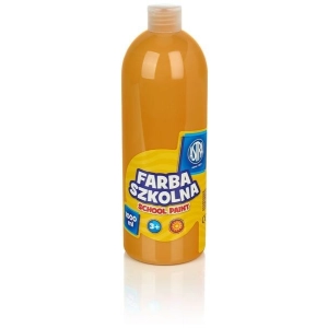 Farba plakatowa szkolna ASTRA butelka 1000ml. - brązowa jasna