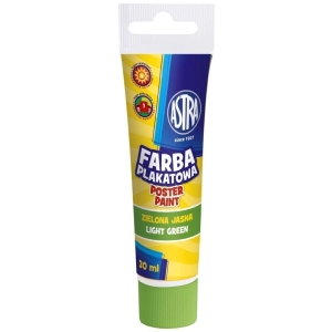 Farba plakatowa ASTRA tubka 30ml. - zielona jasna