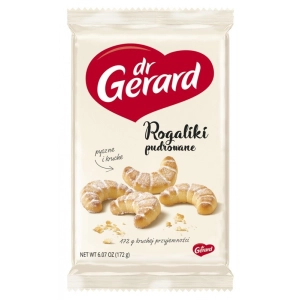 Ciastka DR. GERARD Rogaliki Pudrowane 172g