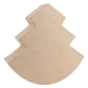 Choinka "bujana"  średnia 20 x 19,5 x 5 cm. NO037 C, Decopatch