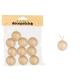 Bombki papierowe 3,5 cm zestaw 10 szt. NO063C, Decopatch