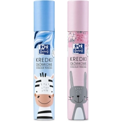 Kredki ołówkowe OXFORD 24 kolory + 2 gratis Kids tuba