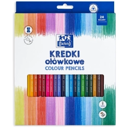 Kredki ołówkowe OXFORD 24 kolory Regular