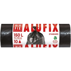Worki na śmieci ALUFIX LDPE 150l 10 szt. czarne