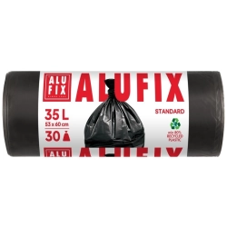Worki na śmieci ALUFIX HDPE 35l 30 szt. czarne
