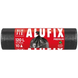 Worki na śmieci ALUFIX Profi LDPE 120l 10 szt. czarne