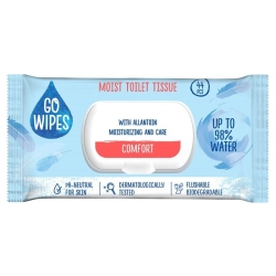 Papier toaletowy nawilżany GOWIPES Comfort z klapką 44 szt.
