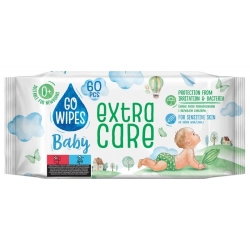 Chusteczki nawilżane dla dzieci GOWIPES Extra Care z alantoiną 60 szt.