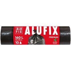 Worki na śmieci ALUFIX Profi LDPE 160l 10 szt. czarne