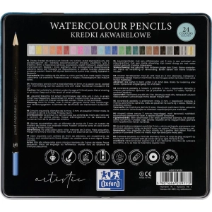 Kredki akwarelowe OXFORD Artistic 24 kolory-290041