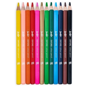 Kredki ołówkowe OXFORD 12 kolorów Kids Jumbo-290050