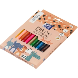 Kredki ołówkowe OXFORD 12 kolorów Kids Jumbo-290054