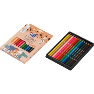 Kredki ołówkowe OXFORD 12 kolorów Kids Jumbo-290056