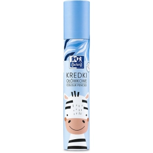 Kredki ołówkowe OXFORD 24 kolory + 2 gratis Kids tuba-290100