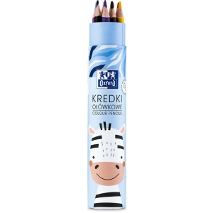 Kredki ołówkowe OXFORD 24 kolory + 2 gratis Kids tuba-290102