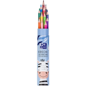 Kredki ołówkowe OXFORD 24 kolory + 2 gratis Kids tuba-290104