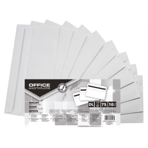 Koperty OFFICE PRODUCTS SK DL op.10 - białe-290187