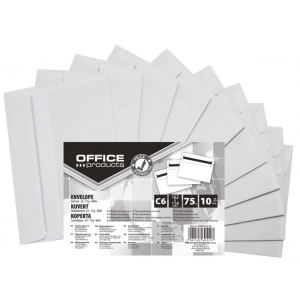 Koperty OFFICE PRODUCTS SK C6 op.10 - białe-290200