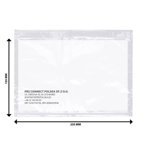 Koperty kurierskie OFFICE PRODUCTS przylga C5 op.500 - transparentne-290263