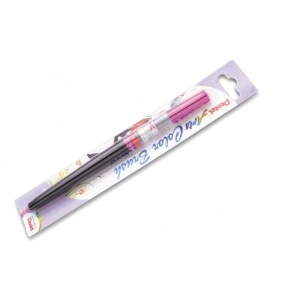 Pióro brush pen PENTEL pędzelkowy GFL - żółty-290363