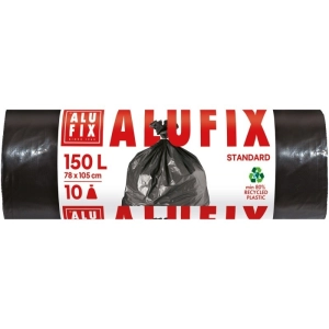 Worki na śmieci ALUFIX LDPE 150l 10 szt. czarne