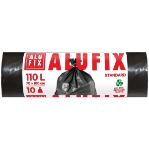 Worki na śmieci ALUFIX LDPE 110l 10 szt. czarne