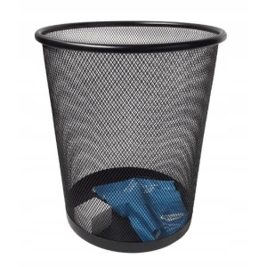 Kosz na śmieci DOTTS 10L siatka - czarny