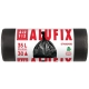 Worki na śmieci ALUFIX HDPE 35l 30 szt. czarne